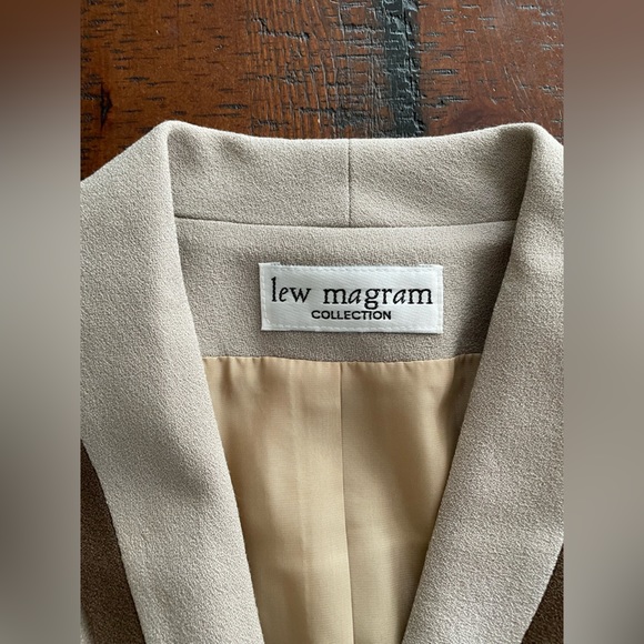 Vintage Lew Magram Collection wool blazer jacket size 6 EC~ - Picture 5 of 6